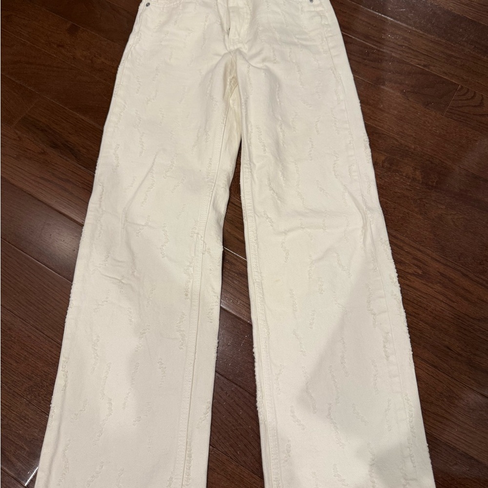 Women's White Zara Jeans